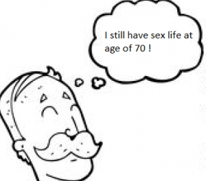 aging male, sex