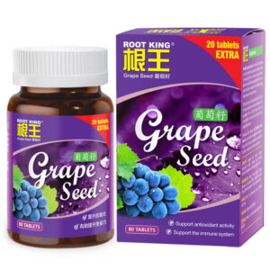 Grape Seed,Mulberry Leaf,Green Tea,Immune System,Enhance Immune System,Overall Health,Improve Overall Health,Beautify Skin Texture，葡萄,葡萄籽,根王,提高,免疫力,改善,肤质,养颜,美容,淡斑,保湿,抗氧化,过敏,体质